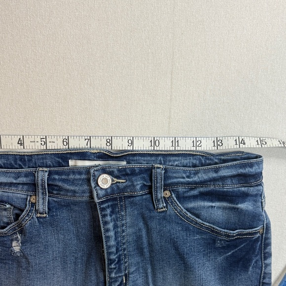 KanCan Women's Classic Blue Denim Shorts - Picture 3 of 5